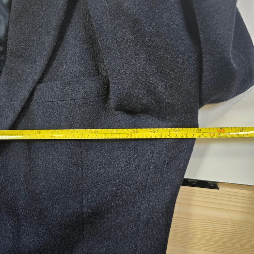 Vintage Camel Hair Blazer Mens 43R Navy Classic‎ Preppy Business Office Heritage